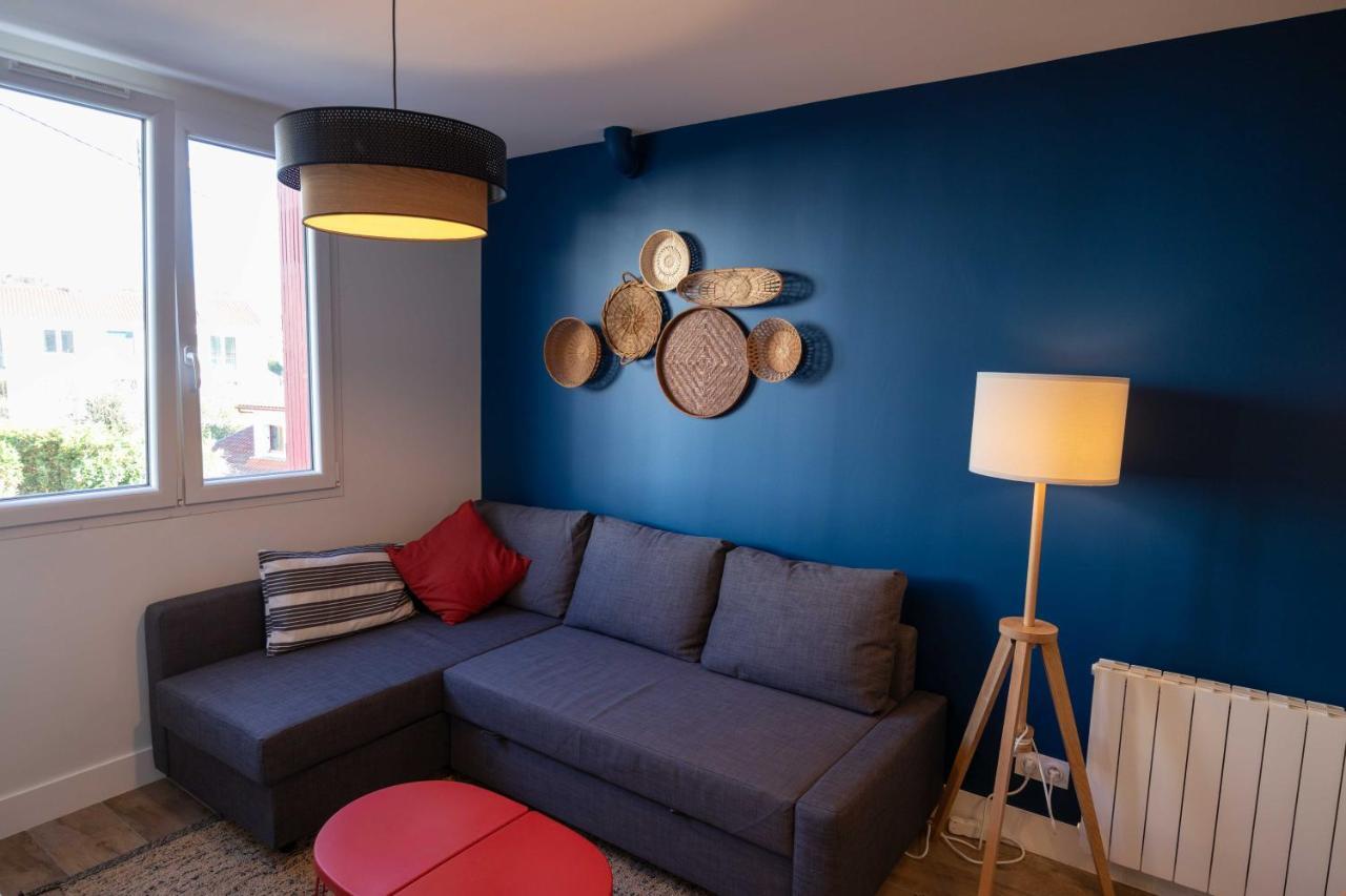 Goxoa - Appartement Au Calme, Centre Ville, Parking - Wifi Hendaye Ngoại thất bức ảnh
