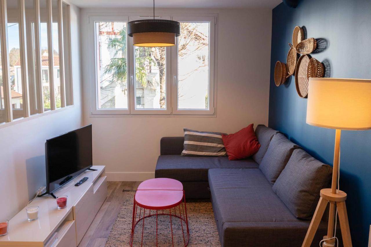 Goxoa - Appartement Au Calme, Centre Ville, Parking - Wifi Hendaye Ngoại thất bức ảnh