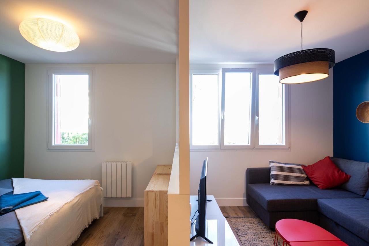 Goxoa - Appartement Au Calme, Centre Ville, Parking - Wifi Hendaye Ngoại thất bức ảnh